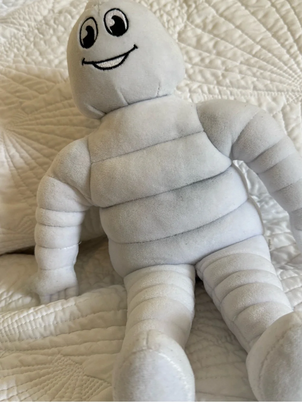 Michelin Man White Plush Character Stuffed Toy